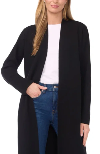 Halogenr Halogen(r) Open Front Longline Cardigan In Black