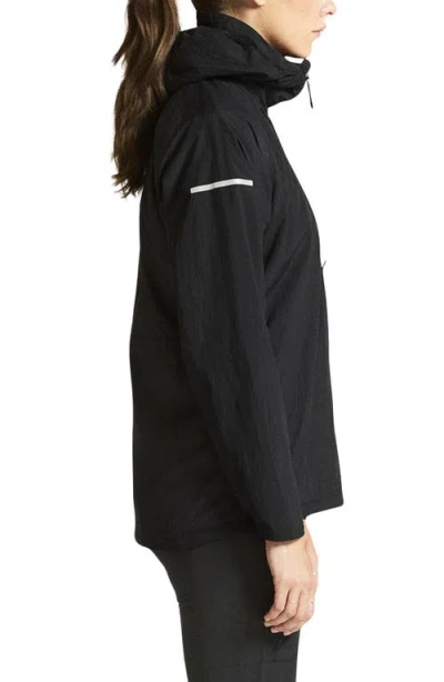 Craft Subz Half Zip Hooded Pullover In Black