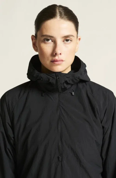 Craft Subz Half Zip Hooded Pullover In Black