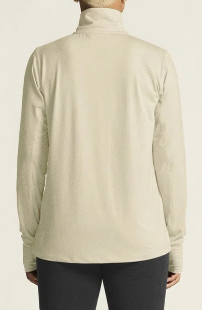 Craft Flow Quarter Zip Pullover In Neutral