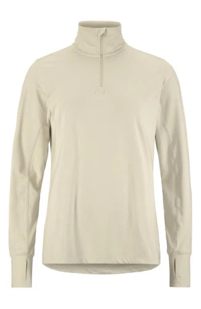 Craft Flow Quarter Zip Pullover In Neutral