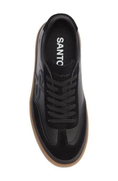 Santo Studio Trento Low Top Sneaker In Black