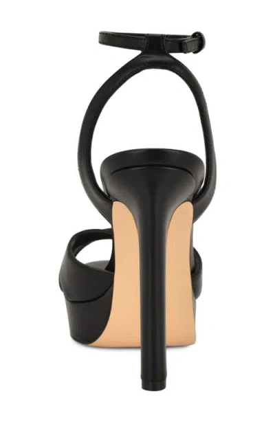 Nine West Tates Ankle Strap Platform Sandal In Black
