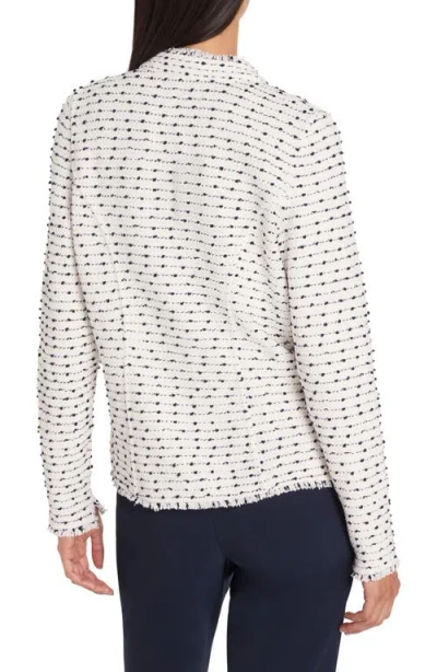 Nic + Zoe Nic+zoe Nep Weave Jacket In White