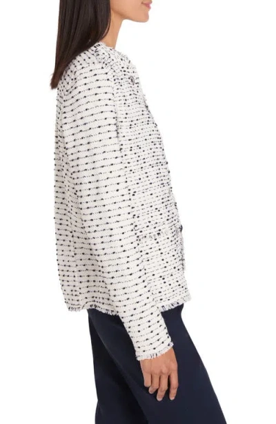 Nic + Zoe Nic+zoe Nep Weave Jacket In White