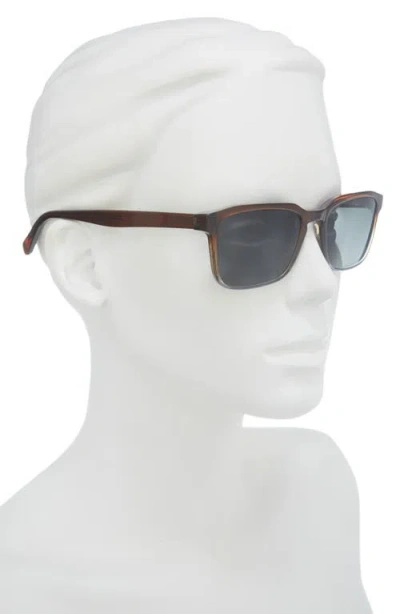 Eyebobs Seymour Glass 52mm Polarized Rectangular Sunglasses In Brown