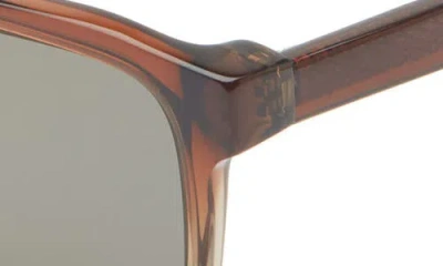 Eyebobs Seymour Glass 52mm Polarized Rectangular Sunglasses In Brown