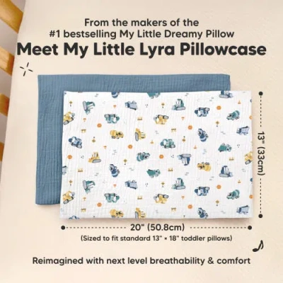 Keababies 2-pack My Little Lyra Pillowcases In Multi