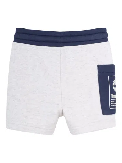 Timberland Logo-print Drawstring Shorts In Multi