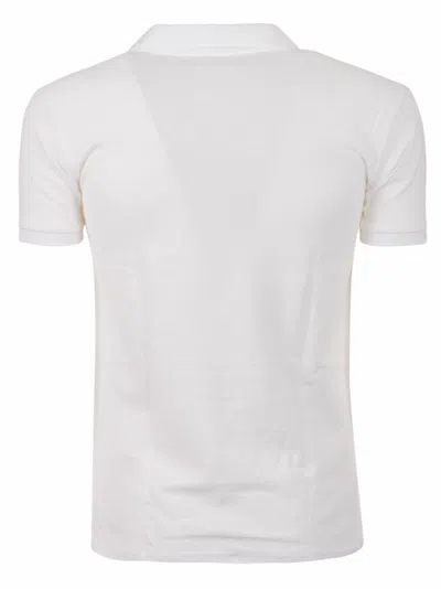Polo Ralph Lauren Cotton Polo Shirt With Frontal Embroidered Logo In White