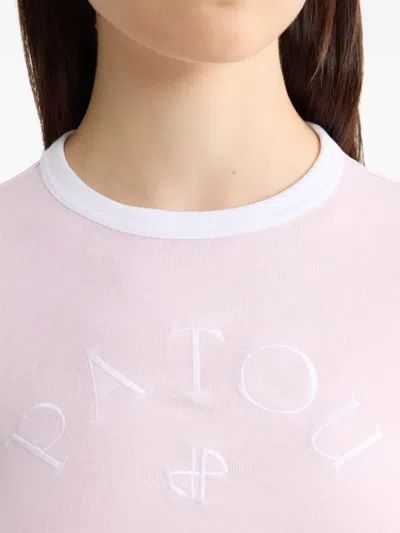 Patou Embroidered-logo T-shirt In Multi