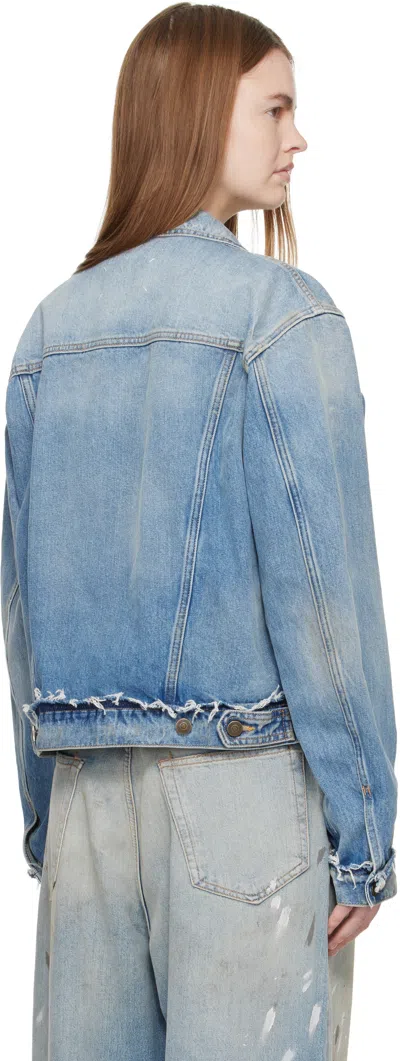 Maison Margiela Light Blue Cotton Denim Jacket