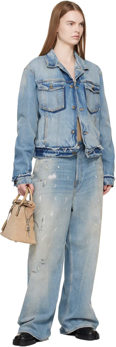 Maison Margiela Light Blue Cotton Denim Jacket