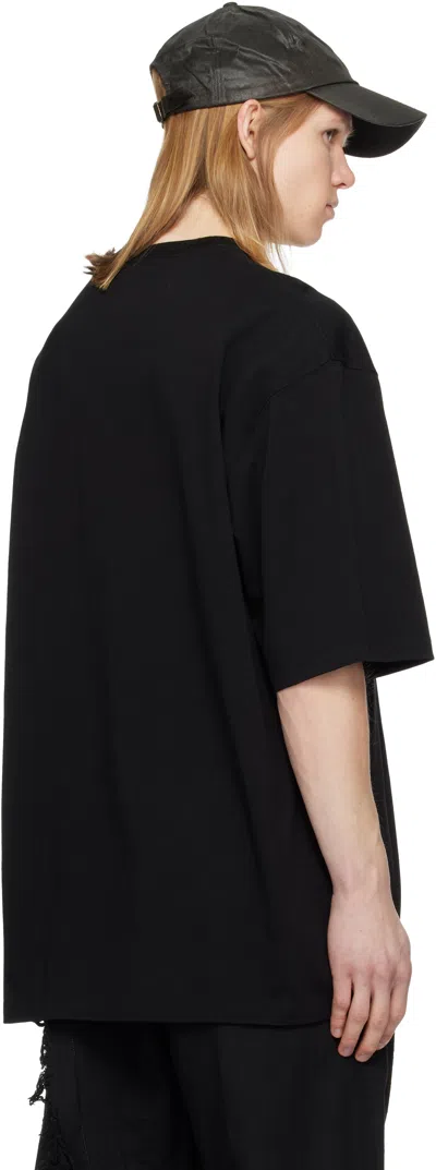 Det Blev Sent Black Oversized T-shirt In Black