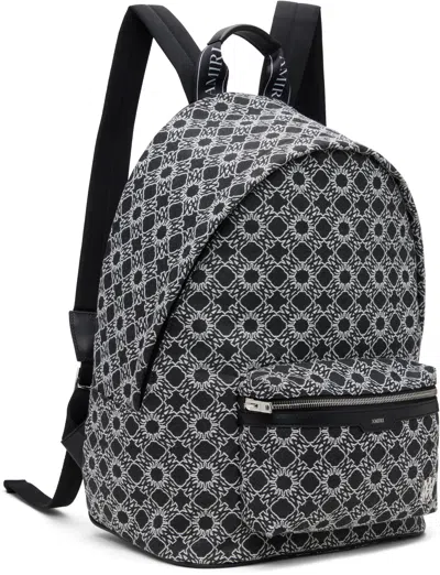 Amiri Ma Quad Patterned Backpack In Black