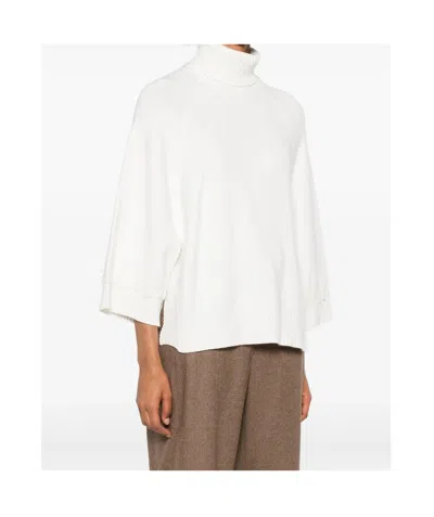 Ermanno Firenze Turtleneck Sweater In White