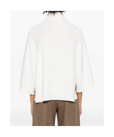 Ermanno Firenze Turtleneck Sweater In White