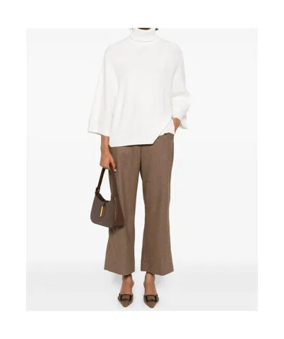 Ermanno Firenze Turtleneck Sweater In White