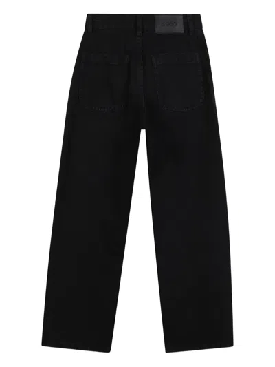 Hugo Boss Patch Jeans In Black
