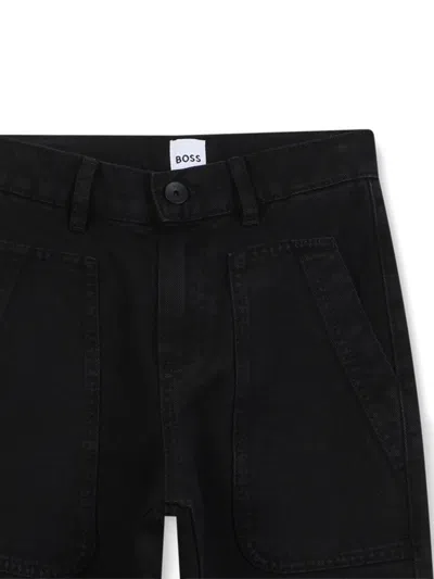 Hugo Boss Patch Jeans In Black