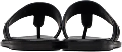 Tom Ford Flat Sandals Open Toe Single Strap In Black