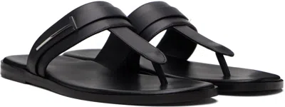 Tom Ford Flat Sandals Open Toe Single Strap In Black