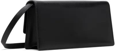Tom Ford Black Leather Crossbody Bag In Black