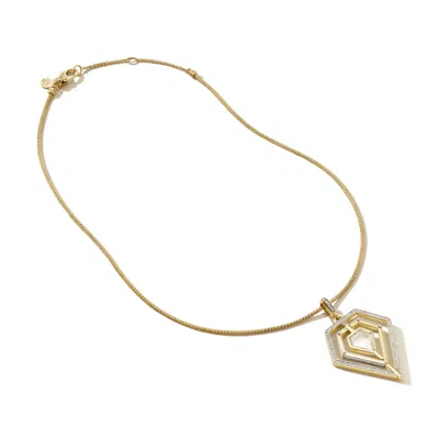 John Hardy Cinta Classic Chain Necklace In Gold