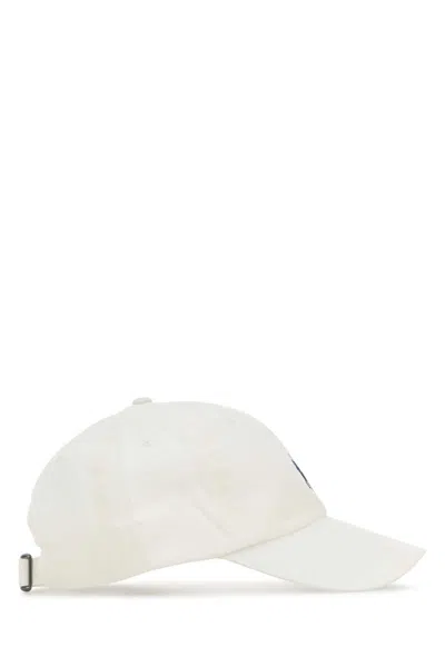Polo Ralph Lauren White Cotton Baseball Cap In Multi