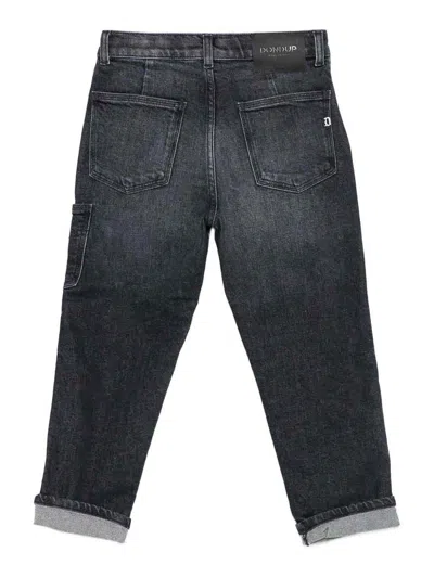 Dondup Jeans With Patch Pockets In Black