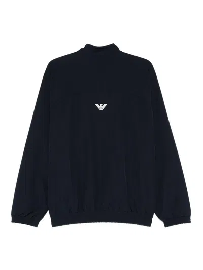 Ea7 Sweatshirt In Blue