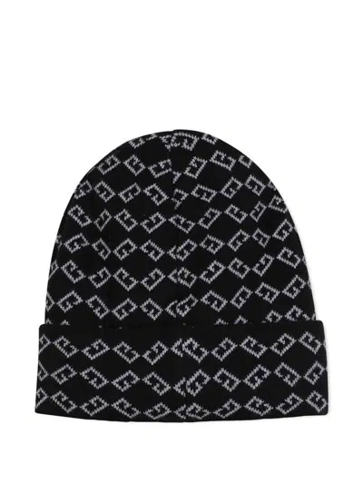 Givenchy Logo-embroidered Beanie Hat In Black