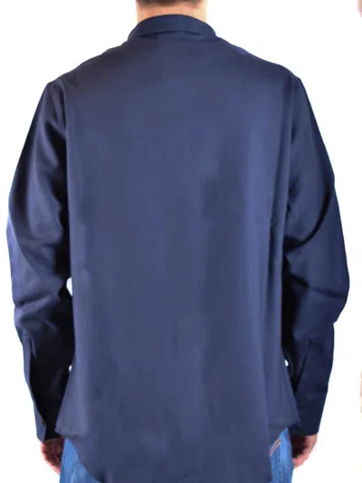 Laneus Tailored Long Sleeves Shirt In Blue
