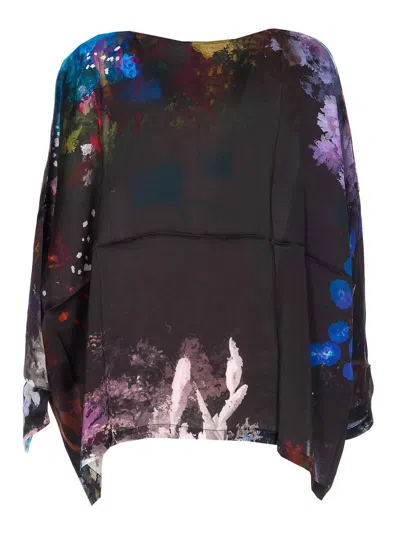 Yavi Printed Top In Blue