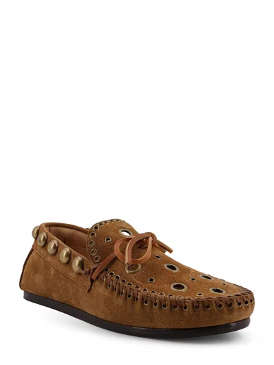 Isabel Marant Women Fitza Suede Loafers In Brown