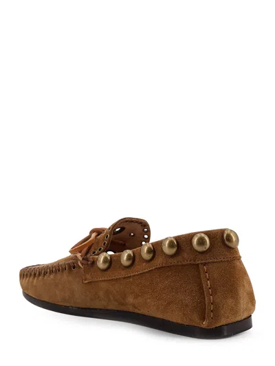 Isabel Marant Women Fitza Suede Loafers In Brown
