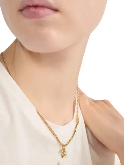 Dior Petit Cd Multi Necklace In Gold