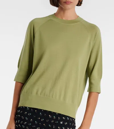 Dries Van Noten Wool Sweater In Green