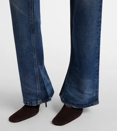 Agolde Kick Boot Bootcut Jeans In Blue