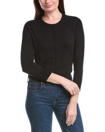 Lk Bennett Lottie Wool-blend Cardigan In Black