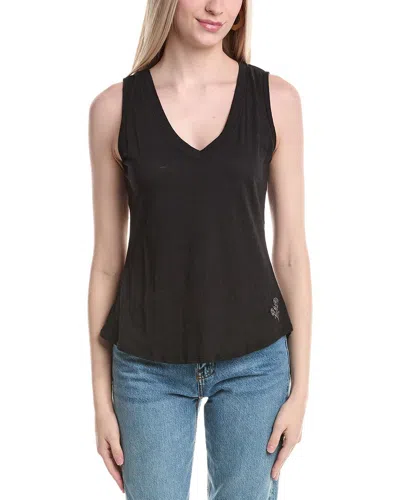 Johnny Was Slub Jersey Tank In Black