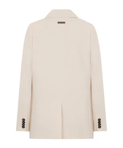 Peserico Button Single-breasted Blazer In Neutral
