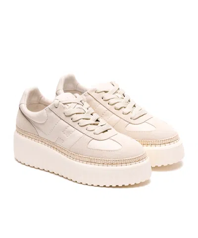 Hogan Platform Sneakers In Neutral