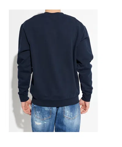 Dsquared2 Long-sleeved Sweatshirt In Blue