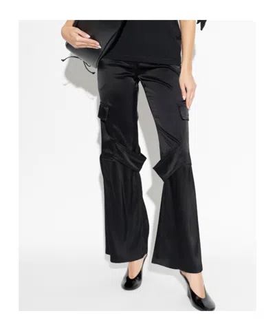 Courrèges Belt Loop Cargo Pants In Black