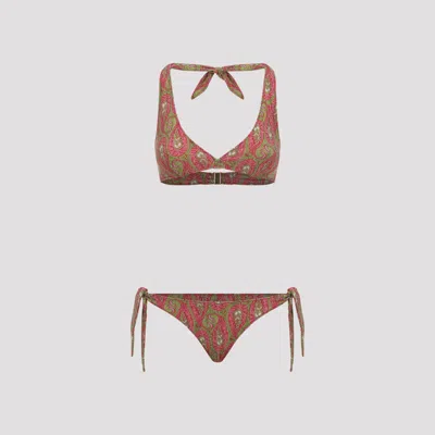 Etro Paisley-pattern Bikini In Multi
