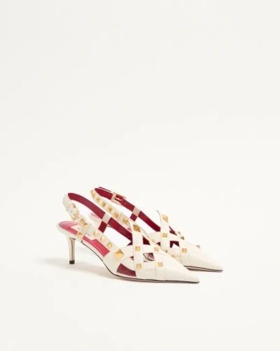 Valentino Pointed-toe High-heeled Sandals In White