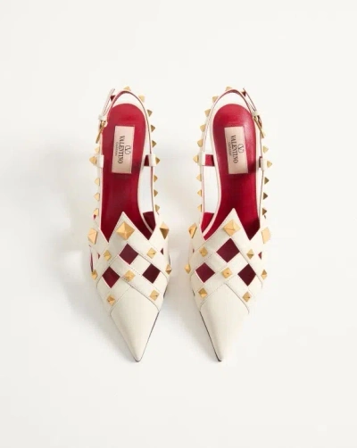 Valentino Pointed-toe High-heeled Sandals In White