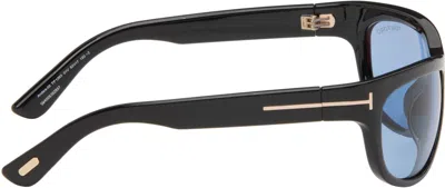 Tom Ford Rectangular-frame Sunglasses In Black