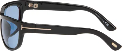Tom Ford Rectangular-frame Sunglasses In Black